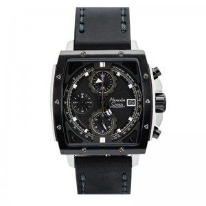 Alexandre Christie AC 6376 Silver Black MCLTBBA